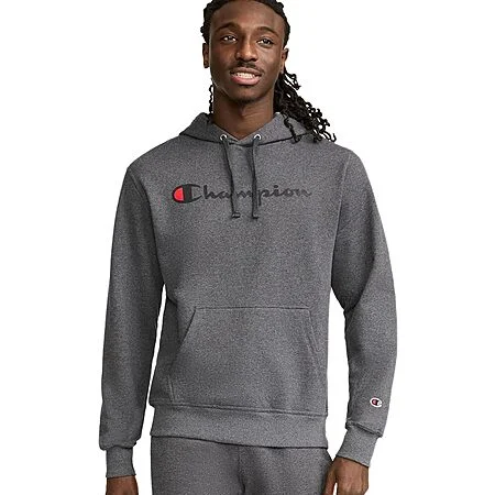Champion Men's Script Logo Pullover Fleece Hoodie (select sizes/colors) $13.97-$14.97 + Free Shipping w/ Prime or on $35+