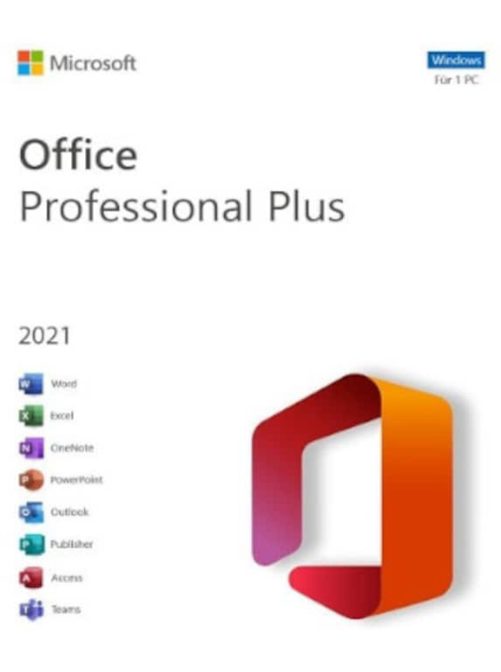 Microsoft Office 2021 Professional Plus Key Retail Global