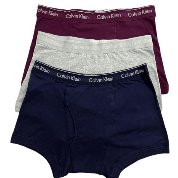 3-Pack Calvin Klein Men's 100% Cotton Classic Boxer Briefs