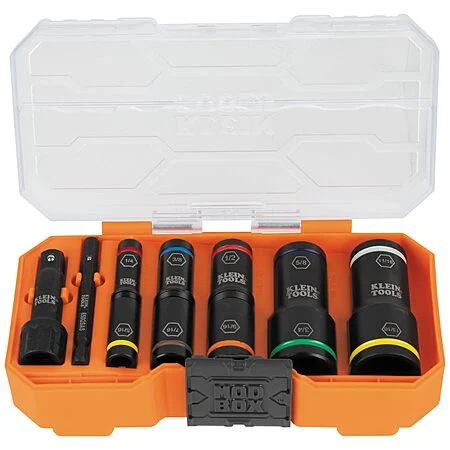 Klein Tools 8-Piece Standard (SAE) 1/4-in, 3/8-in Drive Socket Set | 65618 $29.98 + Free Shipping w/ Prime or on $35+
