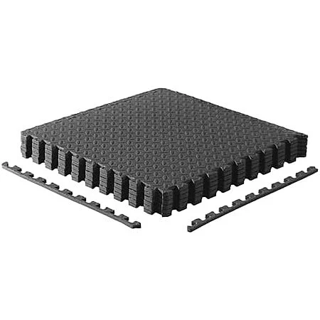 6-ct (24-sq-ft) CAP EVA Interlocking Foam Tiles (black)