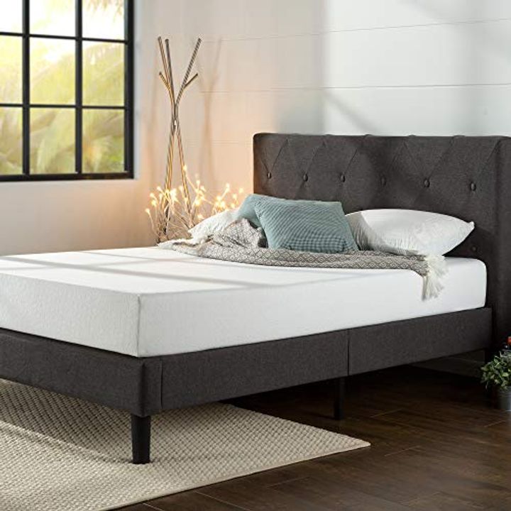 Zinus Shalini Queen Platform Bed – 61% Off Dark Grey