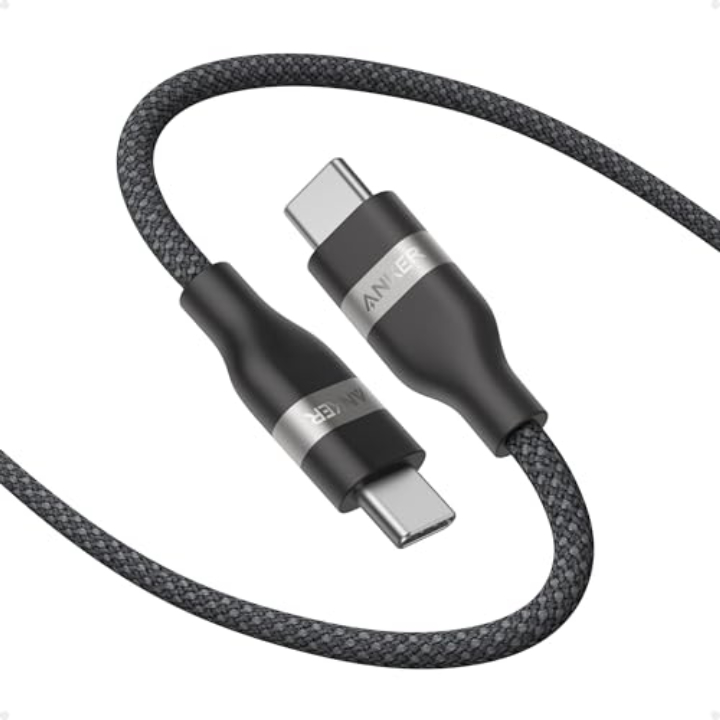 Anker Nano 240W USB-C Cable, 6ft Braided – Fast Charging