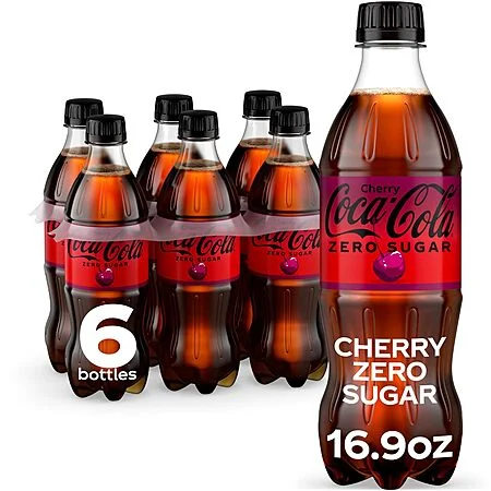 6-Pk 16.9-Oz Coca-Cola Zero Sugar Soda (Cherry)
