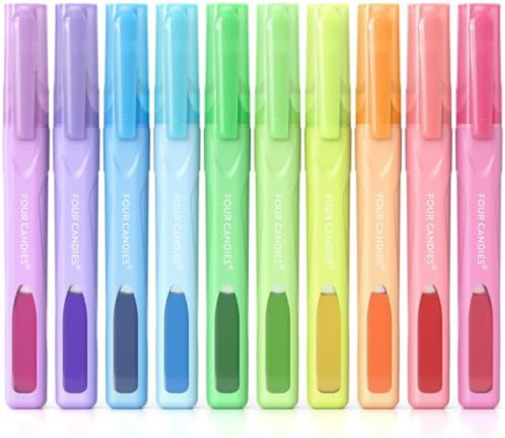 10-Count Four Candies Soft Chisel Tip Highlighters (Assorted) $4.49 w/S&S + Free Shipping w/ Prime or on $35+