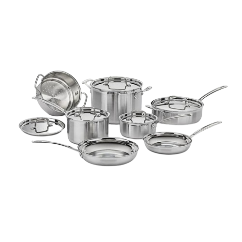 Cuisinart® Multiclad Pro Tri-Ply Stainless 12pc Cookware Set