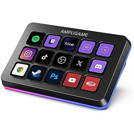 Fifine AmpliGame Stream Controller w/ 15 Macro Keys