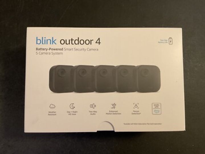 5-Cam Blink Outdoor 4 Wireless Security Camera System with Sync Module
