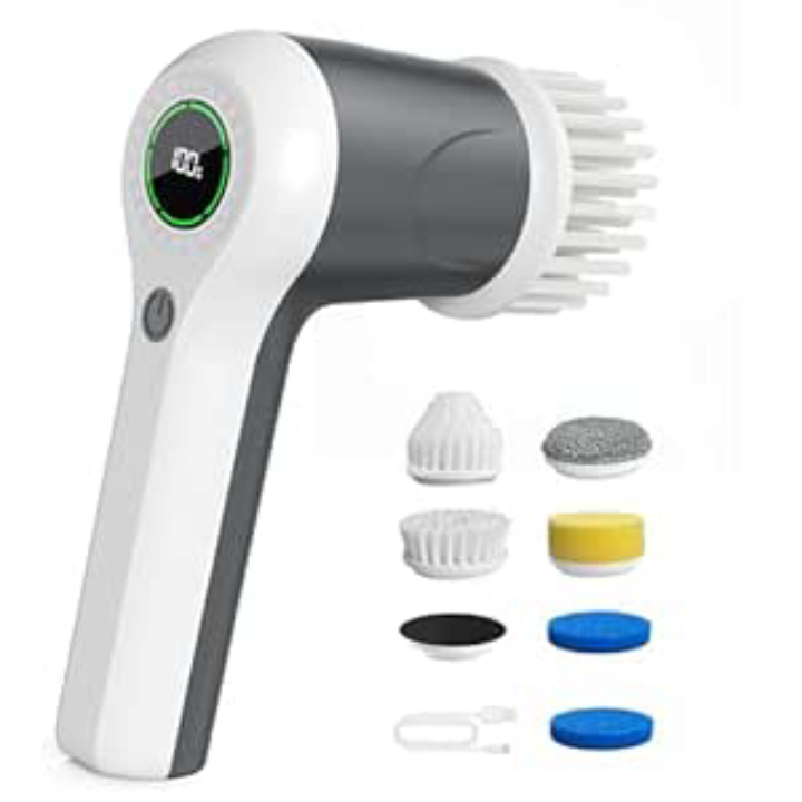 PUFTEM Cordless Handheld Electric Spin Scrubber