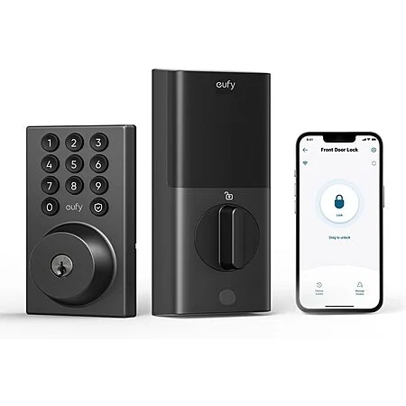 eufy Security Smart Lock C30 Keyless Entry Door Lock (Black)