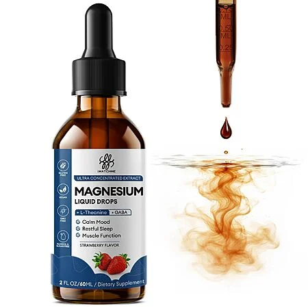 2-Oz iMATCHME Triple Chelated Liquid Magnesium Glycinate Complex Drops Sleep Supplement w/ L-Theanine & GABA (Strawberry) $7.17 + Free Shipping w/ Prime or on $35+