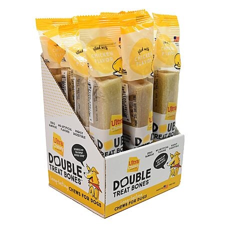 12-Count Ultra Chewy Dog Double Treat Bones (Chicken) $11.84 ($0.98 each) w/ S&S + Free Shipping w/ Prime or on $35+
