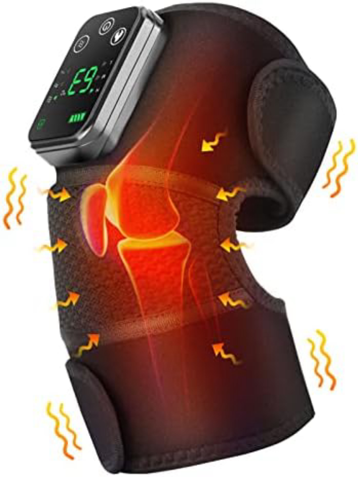 3‑in‑1 Heated Knee, Shoulder & Foot Massager – Cordless Relief Anywhere