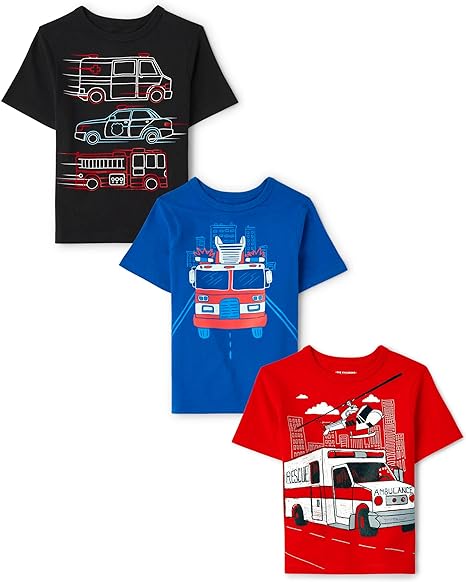 3-pack The Children's Place baby boys Short Sleeve Graphic T shirt