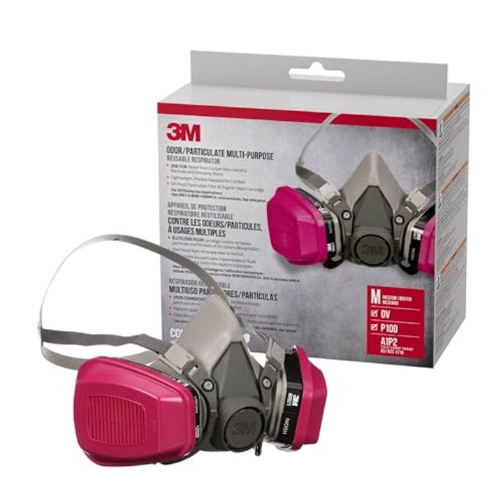 3M OV/P100 Reusable Respirator – Odor & Particulate Protection