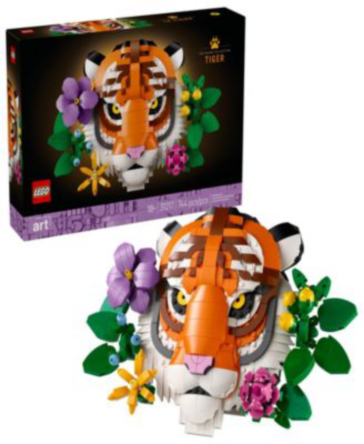 LEGO Art: The Fauna Collection Tiger Building Set-744 PCS