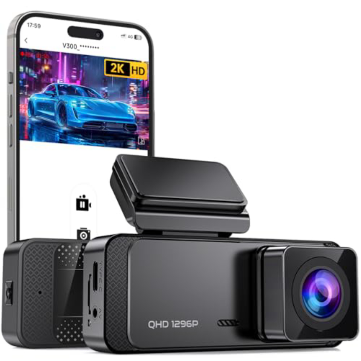 Veement V300 1296P Dash Cam with WiFi & Night Vision