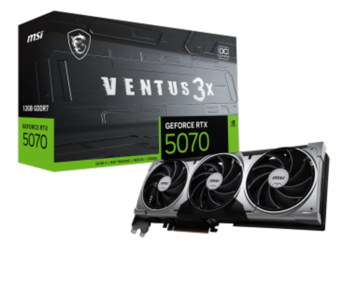 MSI Ventus GeForce RTX 5070 12GB Graphics Card