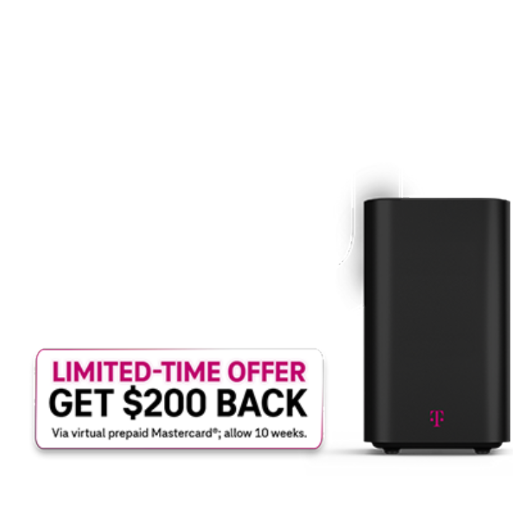T-Mobile 5G Home Internet with $200 Prepaid Mastercard + 1-Month Free