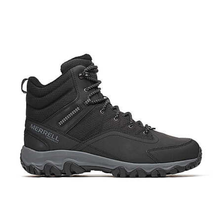 Merrell Men's Thermo Akita Mid Waterproof Boots (Black, Wide)