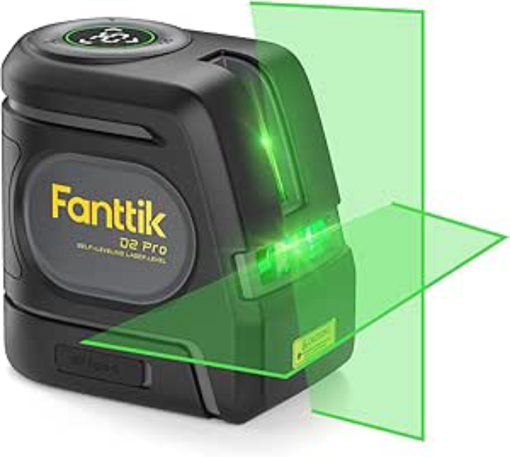 Fanttik D2 Pocket Self-Leveling Cross Line Green Laser Level