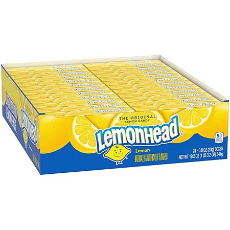 24-Count 0.8-Oz Lemonhead Hard Lemon Candy Boxes $5.36 w/ S&S + Free Shipping w/ Prime or on $35+
