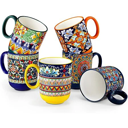 6-Pack 14-Ounce vancasso Bohemian Style Porcelain Coffee Mugs (various) $27.99 + Free Shipping