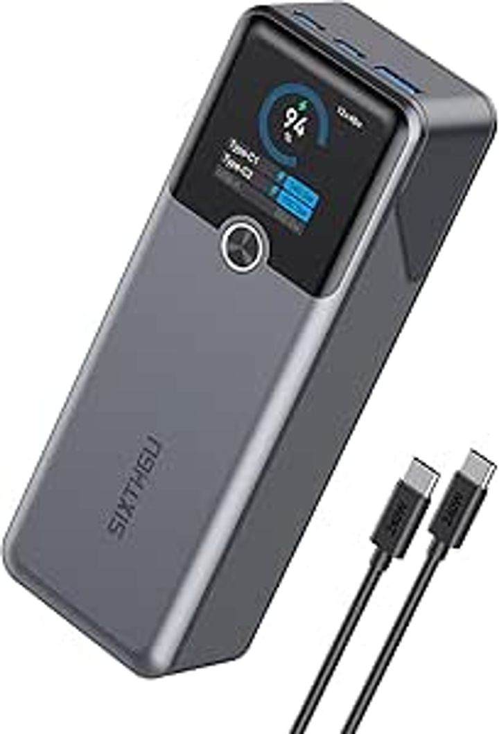 SIXTHGU PowerTower P1 200W 20,000mAh 3-Port Power Bank