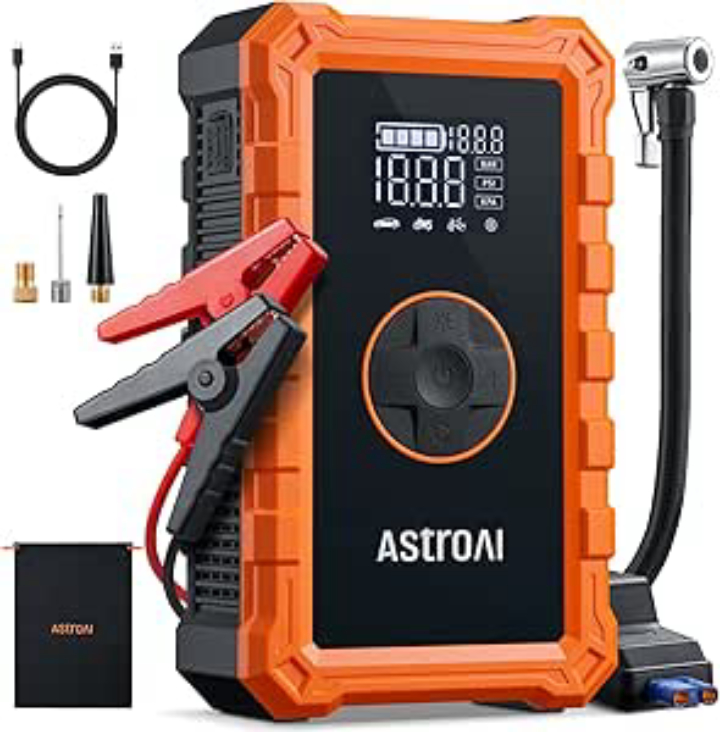 AstroAI S8 10000mAh 1500A 12V Car Battery Jump Starter