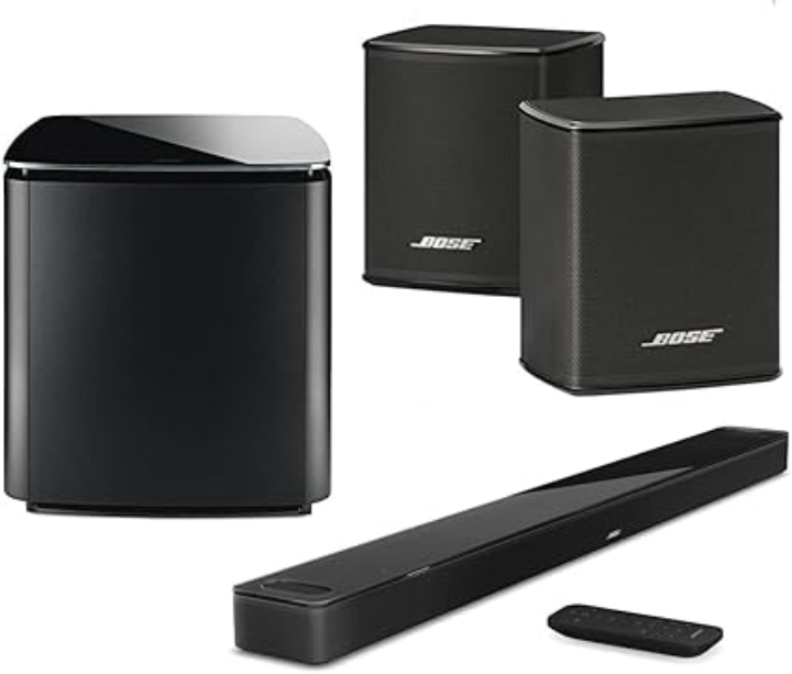 Bose Ultra Dolby Atmos Soundbar with Bass Module 700 and Wireless Surround Speakers