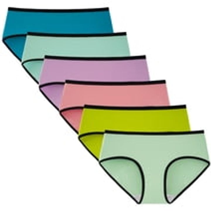 6-Pk Ready To Love Women's Cotton Hipster Panties (Assorted Colors)