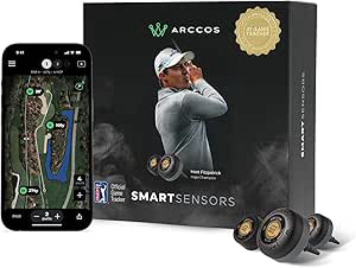 ARCCOS GOLF SMART SENSORS Gen4 80015 smoke AI GPS incl new user 1 year subscrip