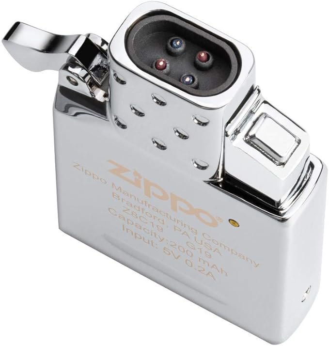 Zippo Double Plasma Arc Rechargeable Lighter Insert (Silver)