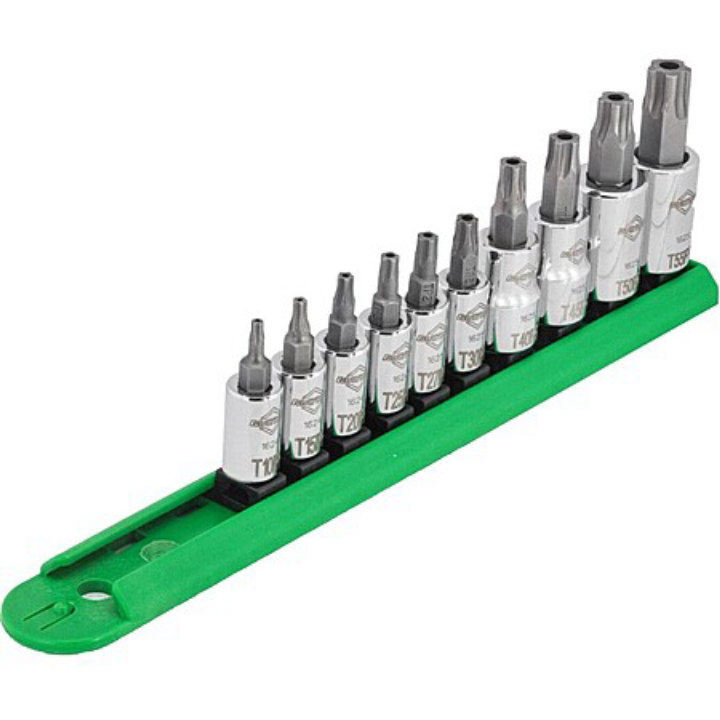 Mayhew Tools 10‑Piece Tamper‑Proof Torx Plus Socket Bit Set – Durable Chrome‑Plated Precision Kit
