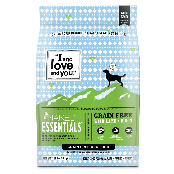 I and Love and You Naked Essentials Grain-Free Lamb and Bison Recipe Dry Dog Food