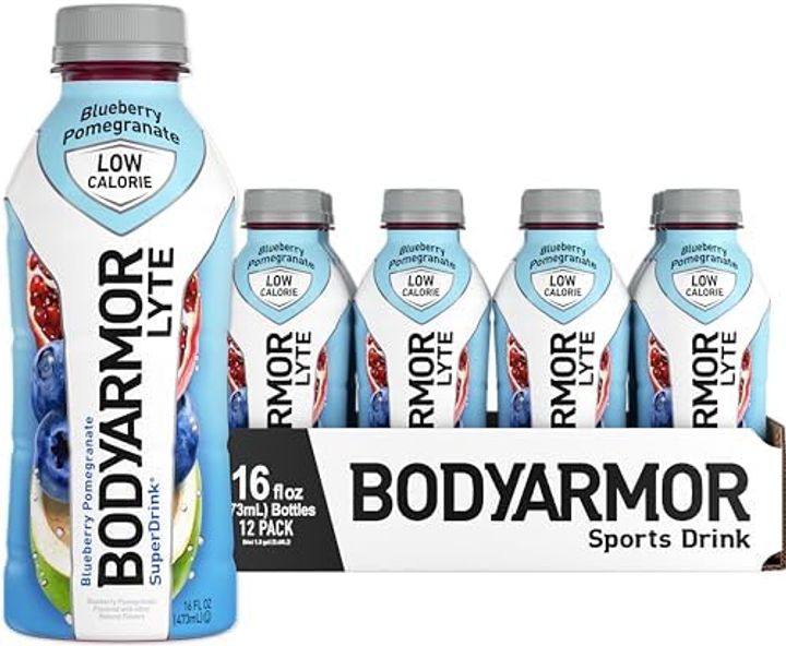 12-Pk BodyArmor Lyte Sports Drink Blueberry Pomegranate 16 Oz