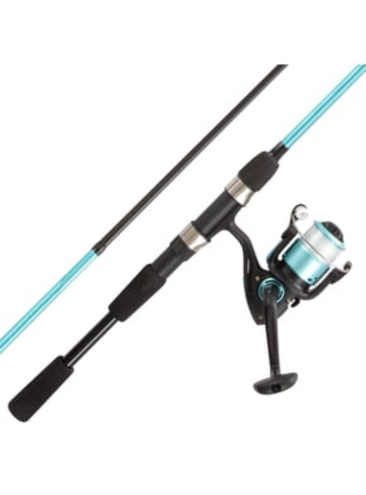 2-Pc 65" Wakeman Fiberglass Fishing Rod & Reel Combo