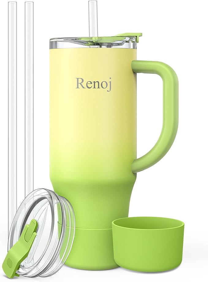 Renoj Insulated Mug 100% Leak Proof Insulated Water Bottle for Iced Coffee & Hot Drinks