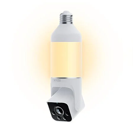 $39.98: WYZE Bulb Cam Security Camera, 2K HD Outdoor Light Bulb Camera, Color Night Vision