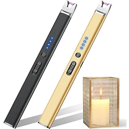 2-Pack LcFun USB Rechargeable Plasma Arc Lighter (Various Colors)