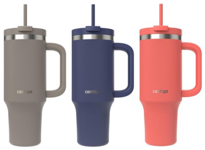 Contigo 40‑Oz Vacuum Insulated Streeterville Tumbler (Reef)