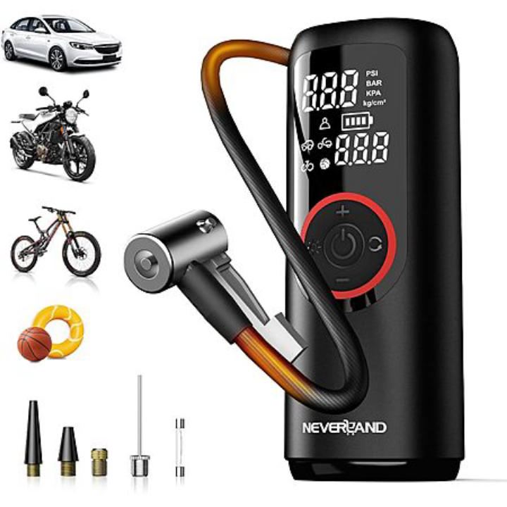 NEVERLAND 150PSI Tire Inflator 16000mAh Portable Air Compressor